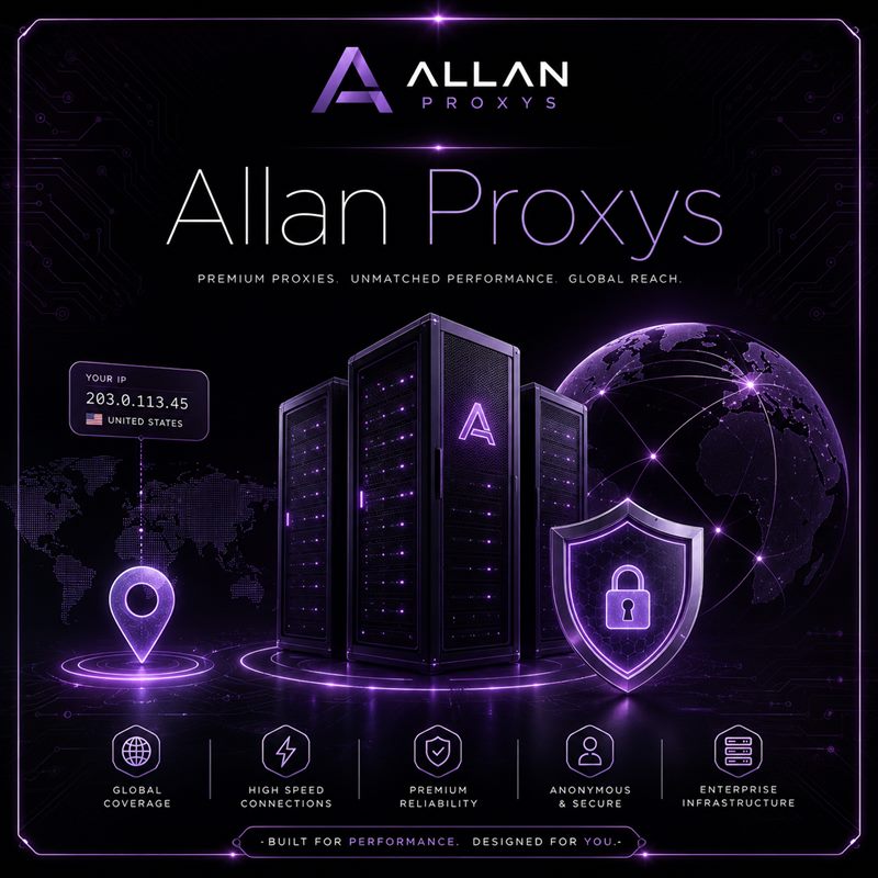 Allan Proxys: a loja de proxies