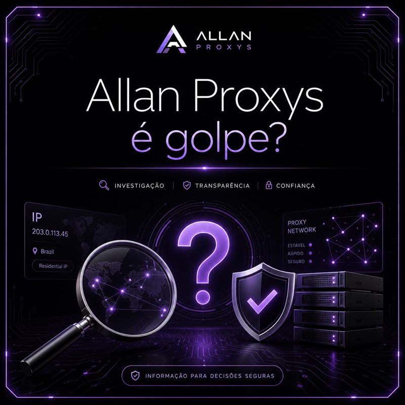 Allan Proxys é golpe?