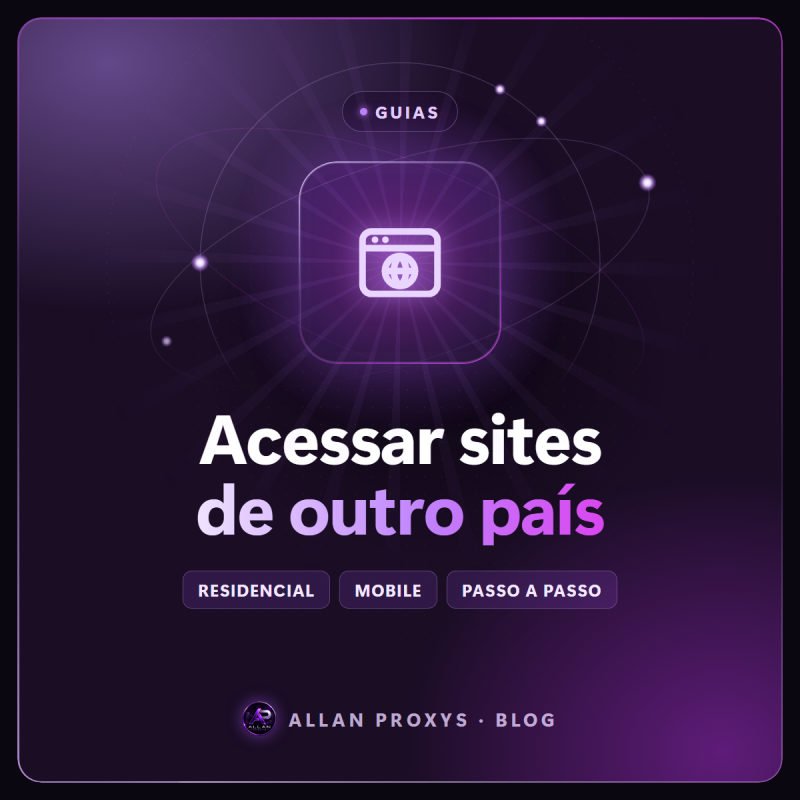 Como acessar sites de outro país com proxy