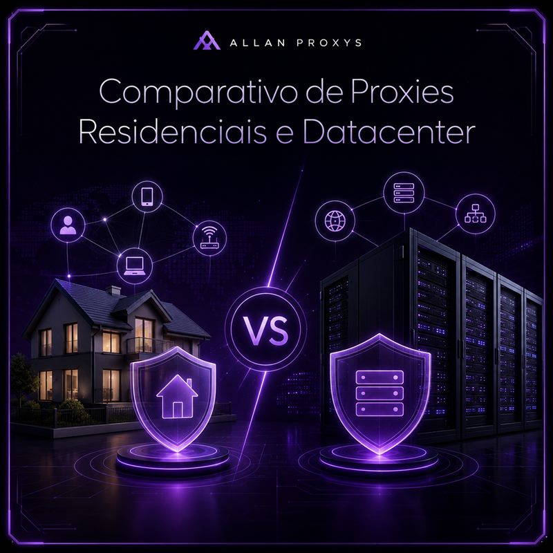 Proxy residencial vs datacenter: qual escolher?