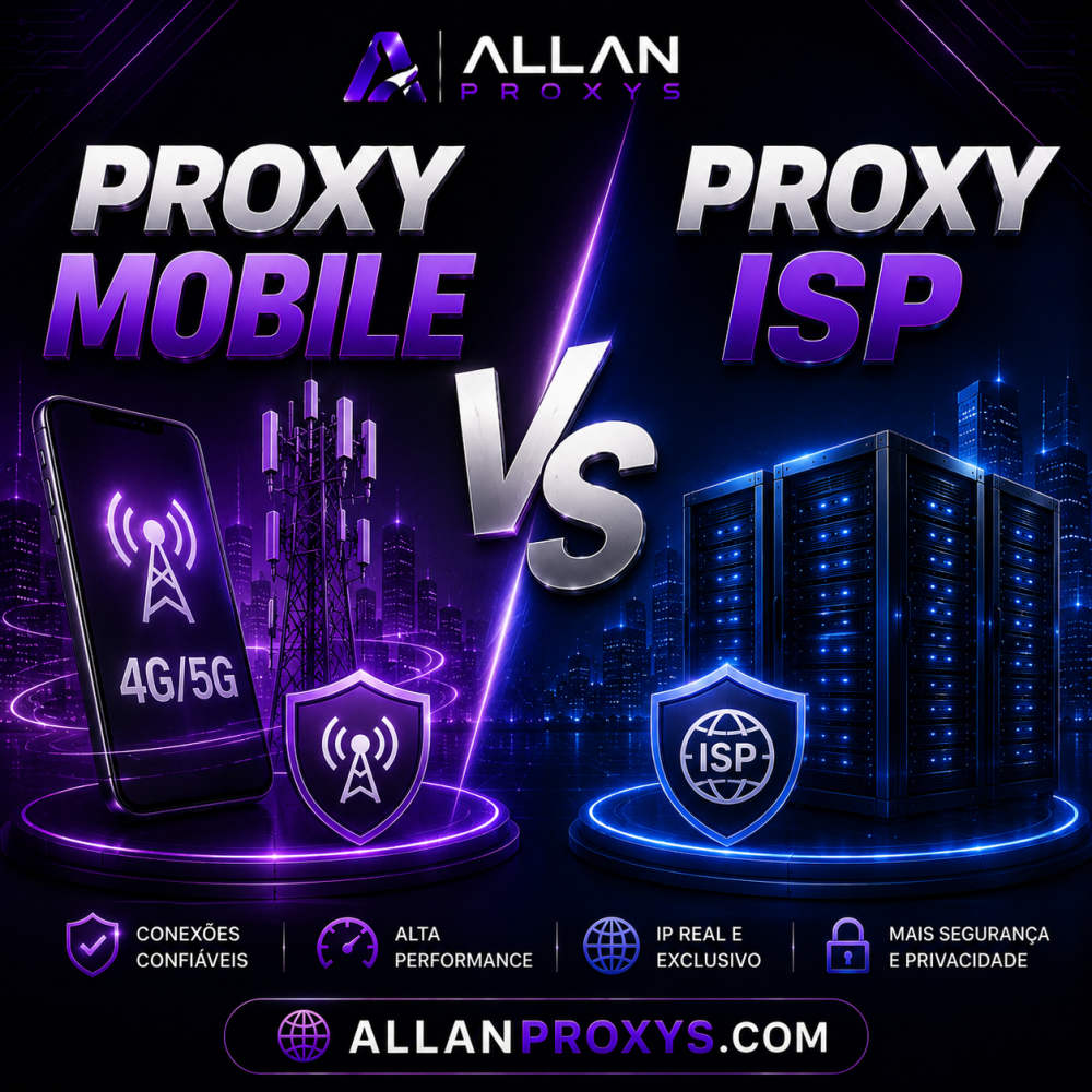 Proxy Mobile vs Proxy ISP: qual a diferença