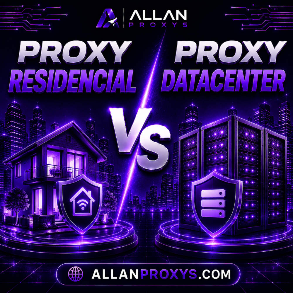 Proxy Residencial vs Datacenter: qual a diferença